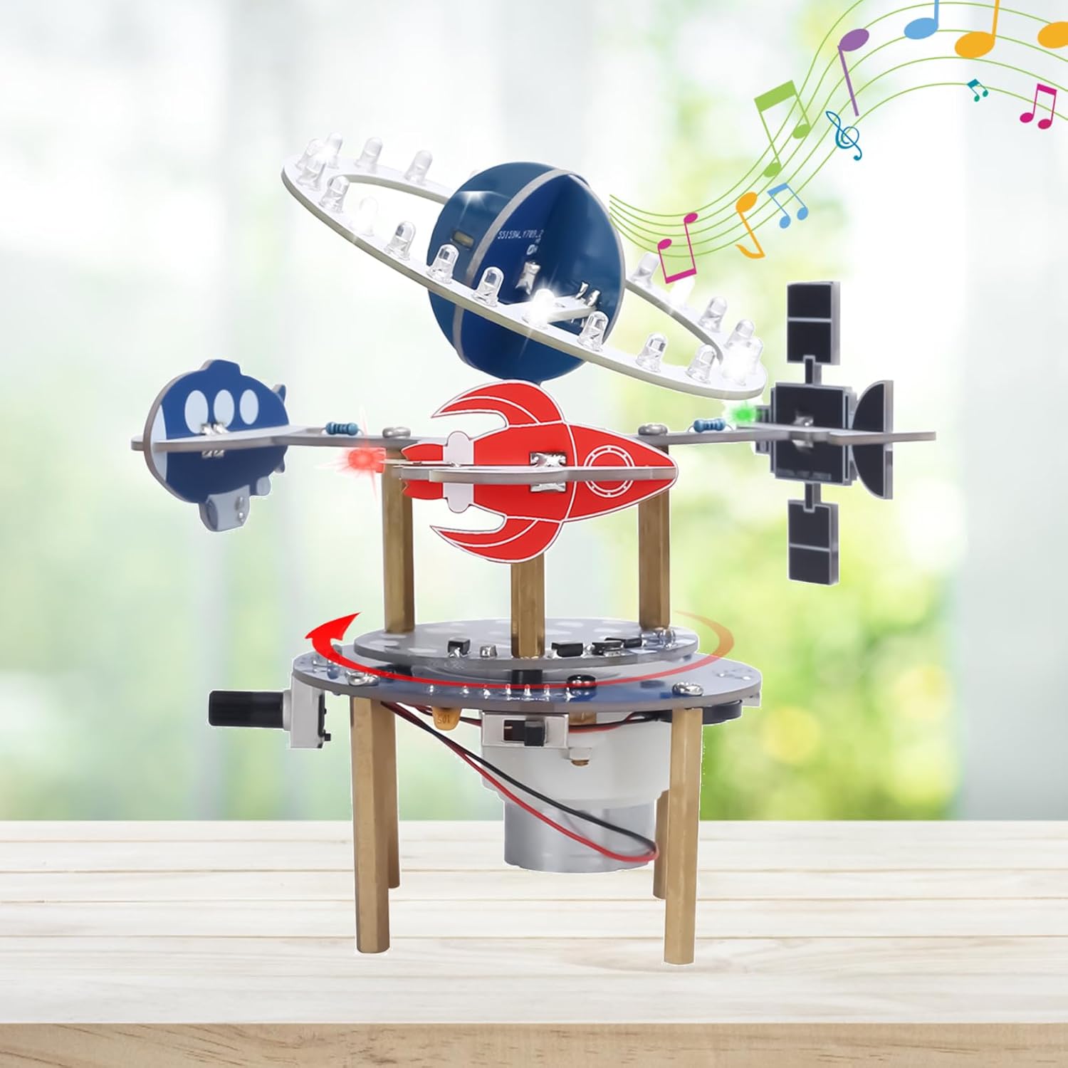 Diy Electronics For Adults - DIY Wireless Rotating 3D Space Model