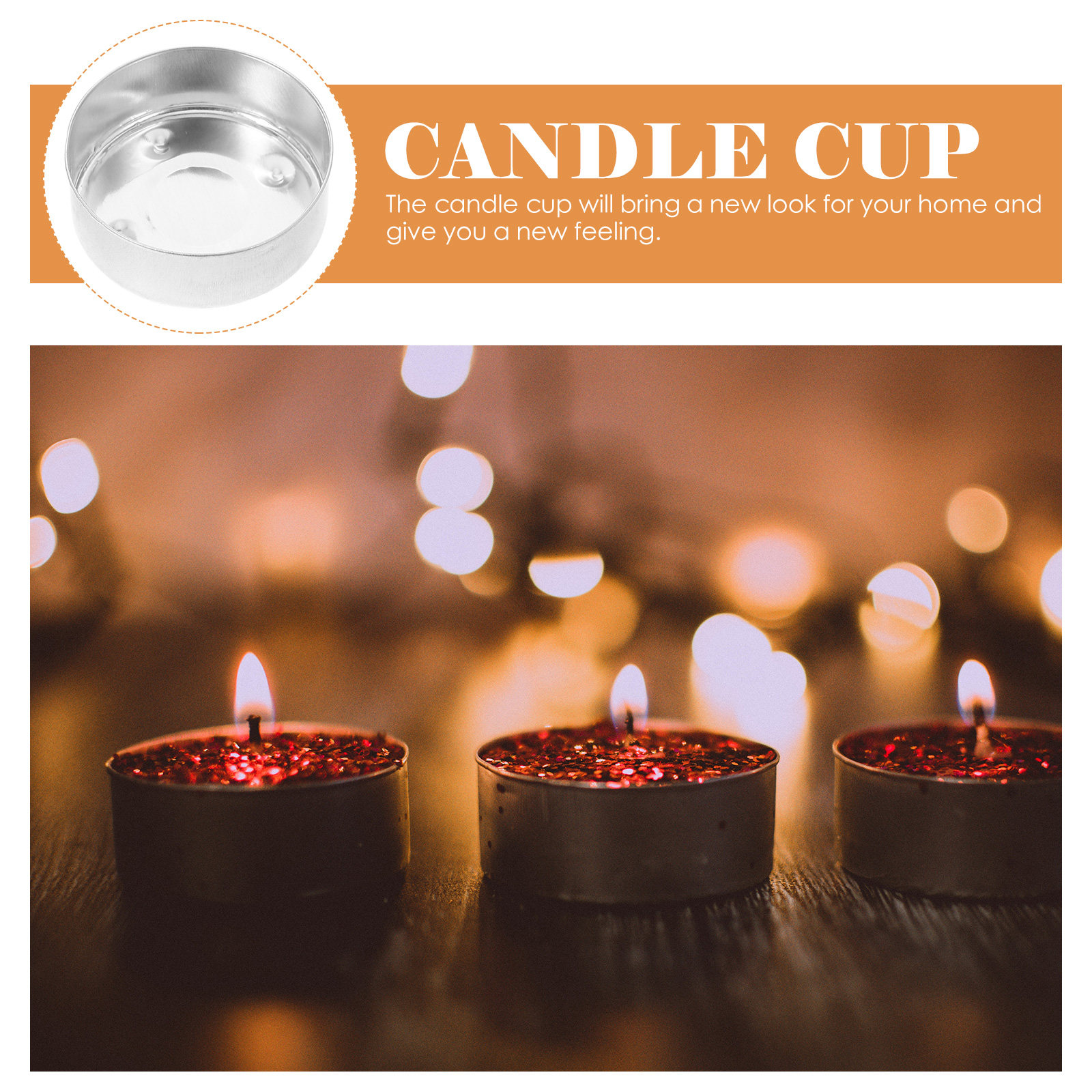 Diy With Electronics - 30Pcs Electronic Tealight Cups Simple Metal