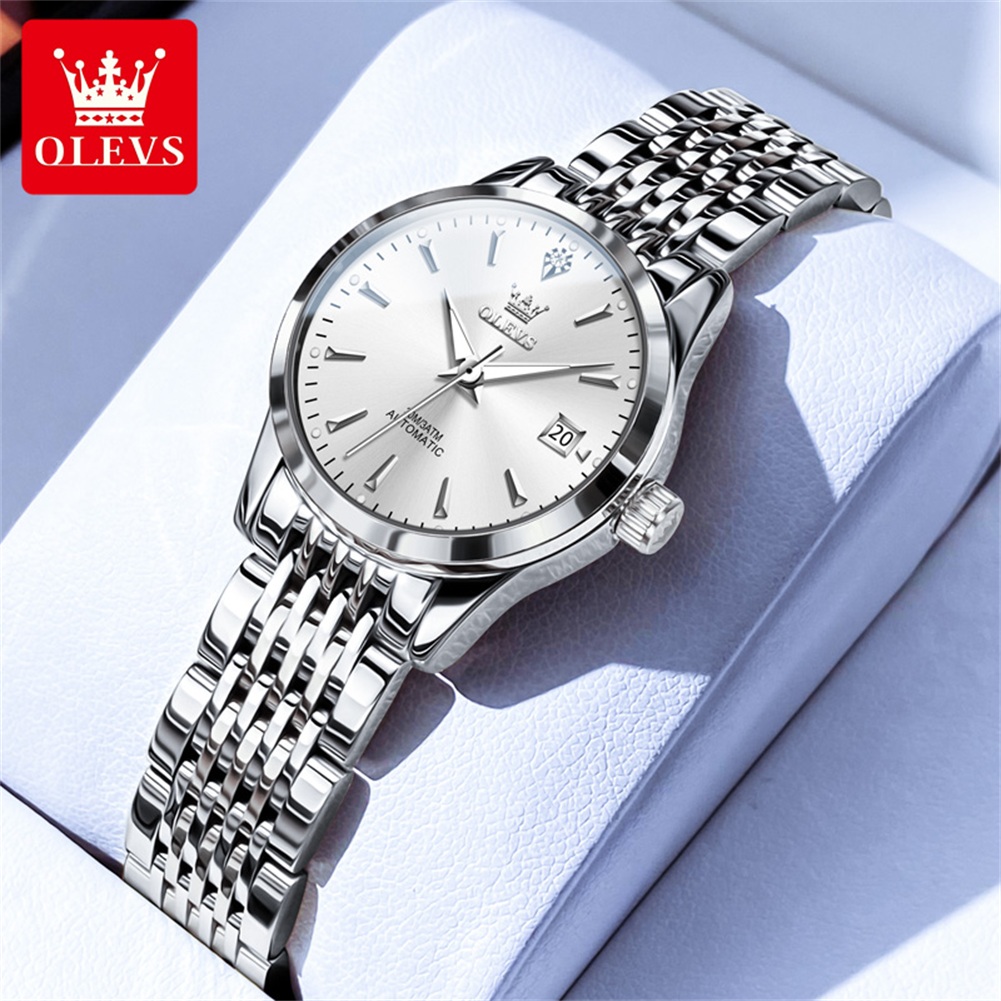 OLEVS 6635 Women's Mechanical  - Push Button Tactile 评论和价格