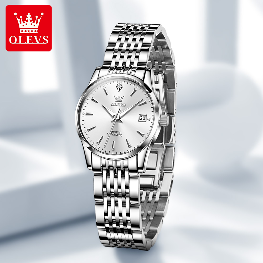 OLEVS 6635 Women's Mechanical  - Push Button Tactile 评论和价格