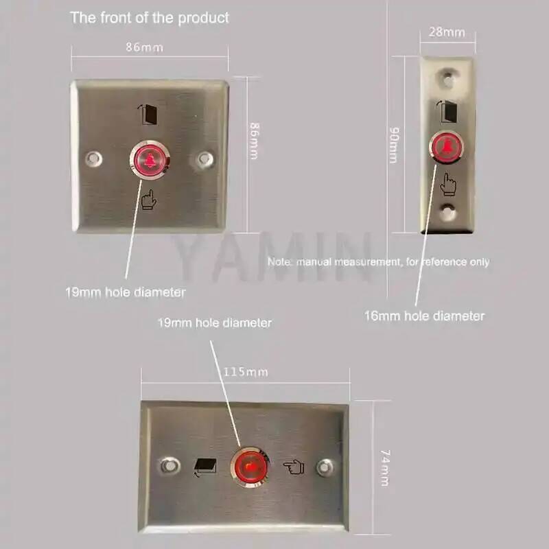 16/19mm Door Bell Momentary Re - Push Button Tactile 评论和价格