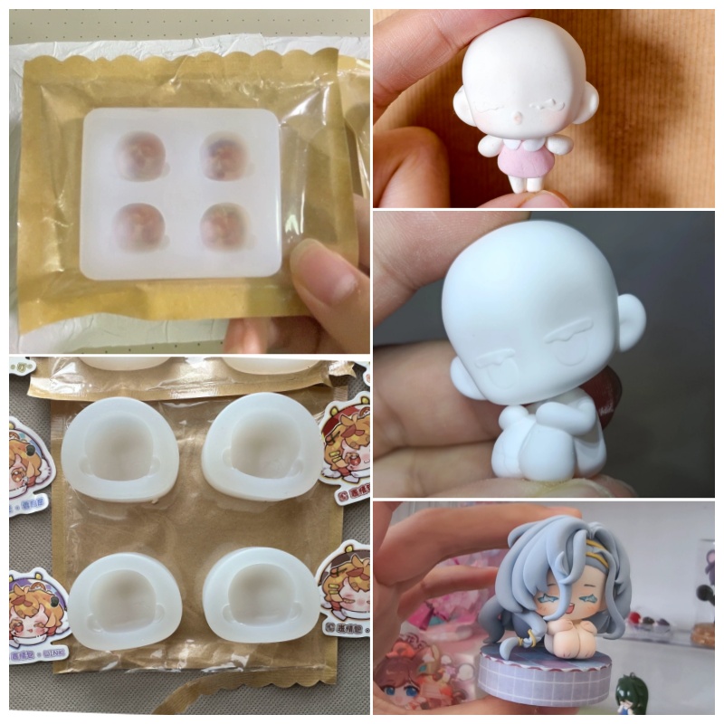 Q Version Doll Face Silicone M - Diy Q 评论和价格
