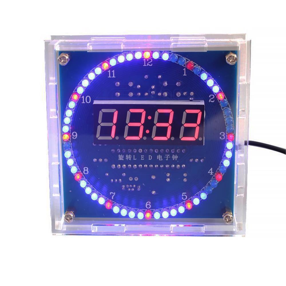 Rotating LED DIY Electronic Cl - Diy Electronics For Adults 评论和价格