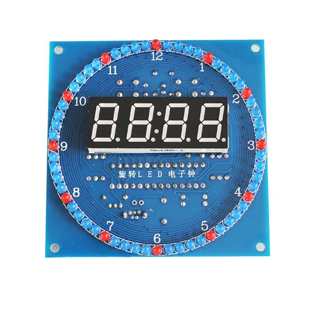 Rotating LED DIY Electronic Cl - Diy Electronics For Adults 评论和价格