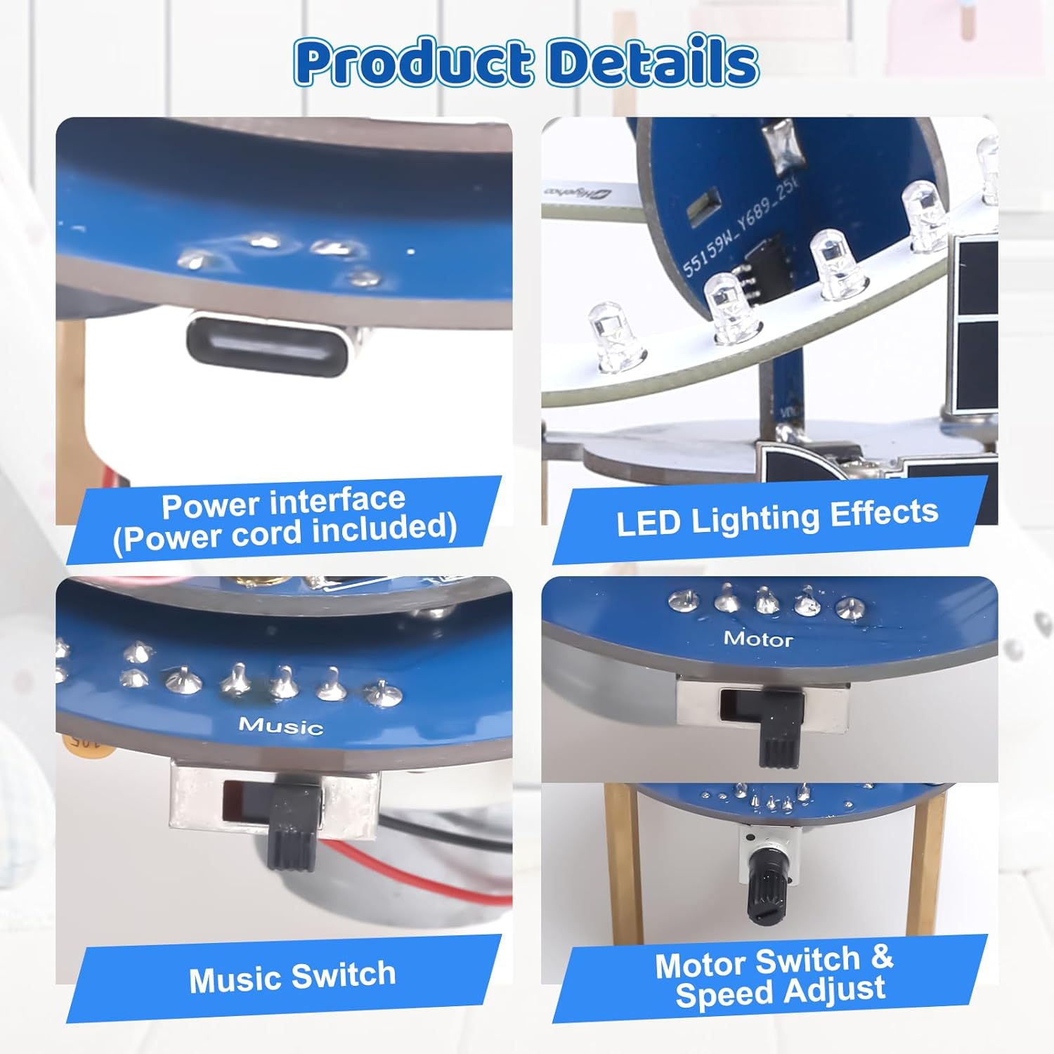 DIY Wireless Rotating 3D Space - Diy Electronics For Adults 评论和价格
