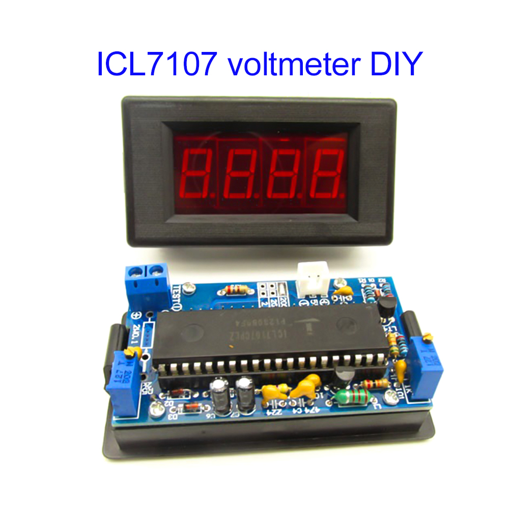 ICL7107 Voltmeter DIY Kit Part - Diy Electronics Gadget 评论和价格