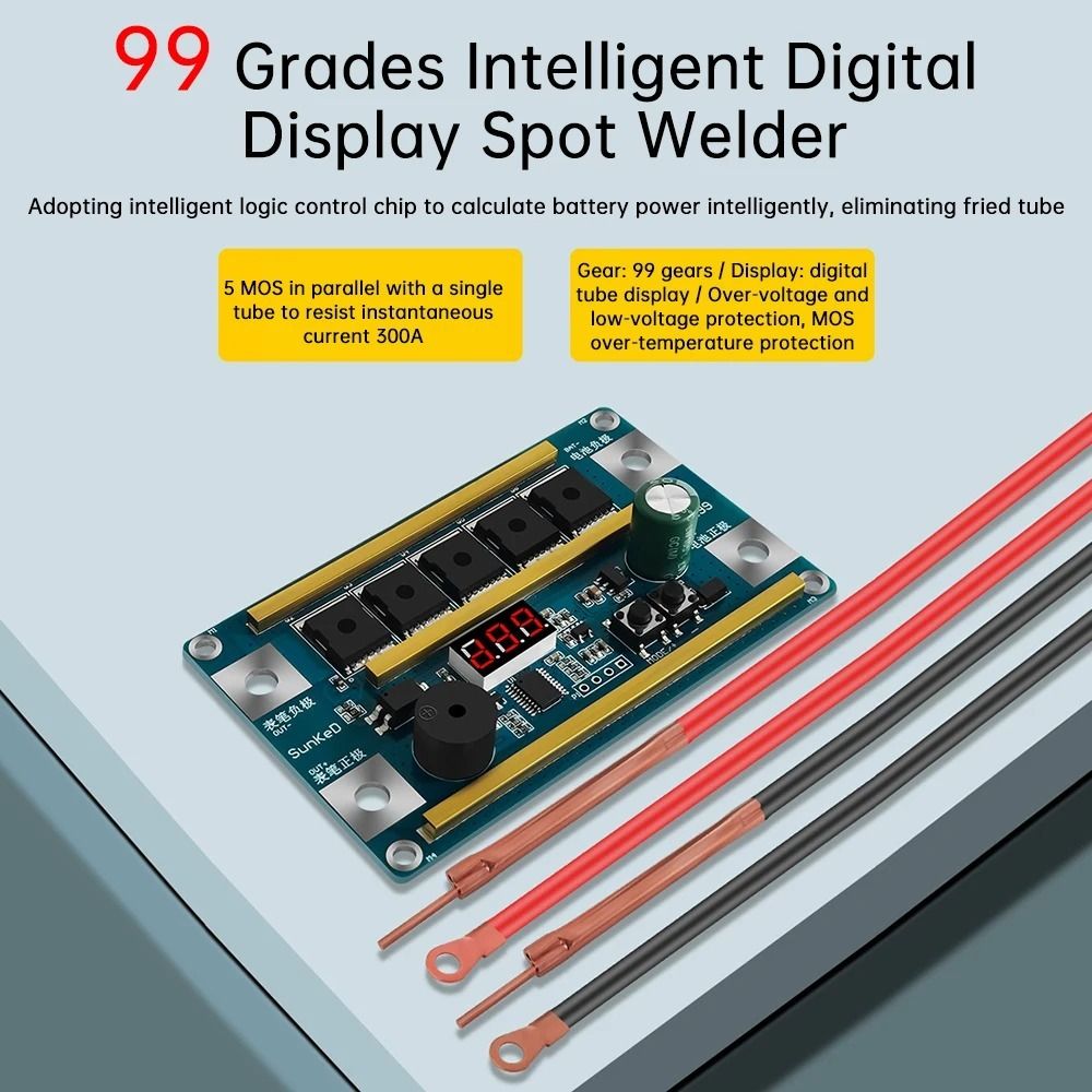 Portable 12V Spot Welder Digit - Diy Electronics Spot Welder 评论和价格