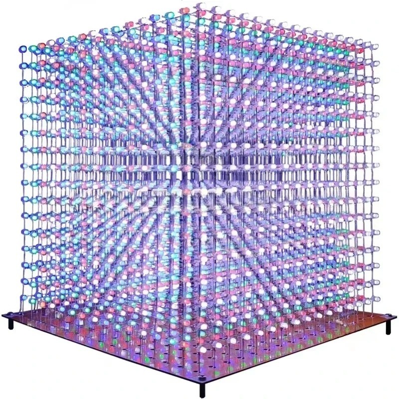 3 D16mini Light Cube Kit 16x16 - Diy With Electronics 评论和价格