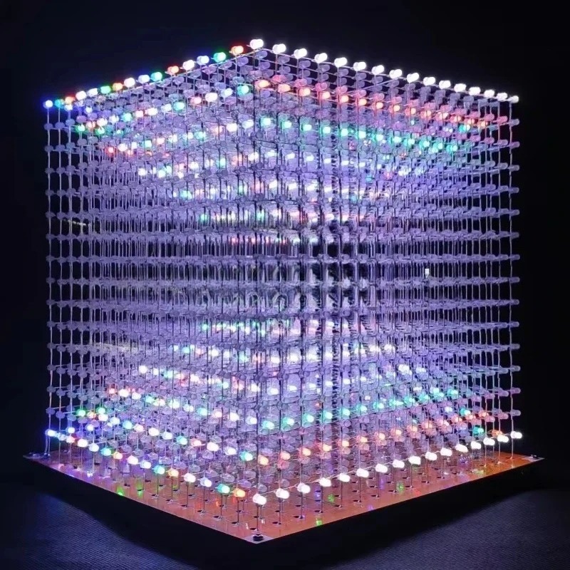 3 D16mini Light Cube Kit 16x16 - Diy With Electronics 评论和价格