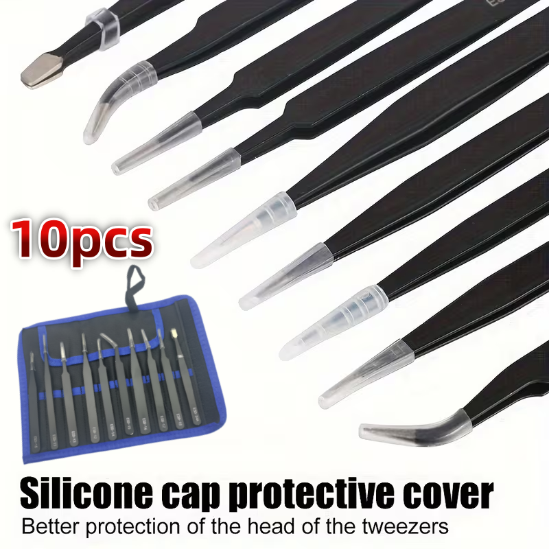 10Pcs ESD Anti‑Static Tweezers - Diy Electronics Gadget 评论和价格