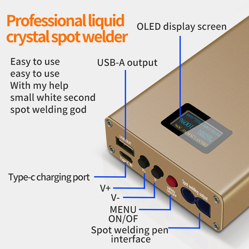 10600mah DX10 Handheld Spot We - Diy Electronics Spot Welder 评论和价格