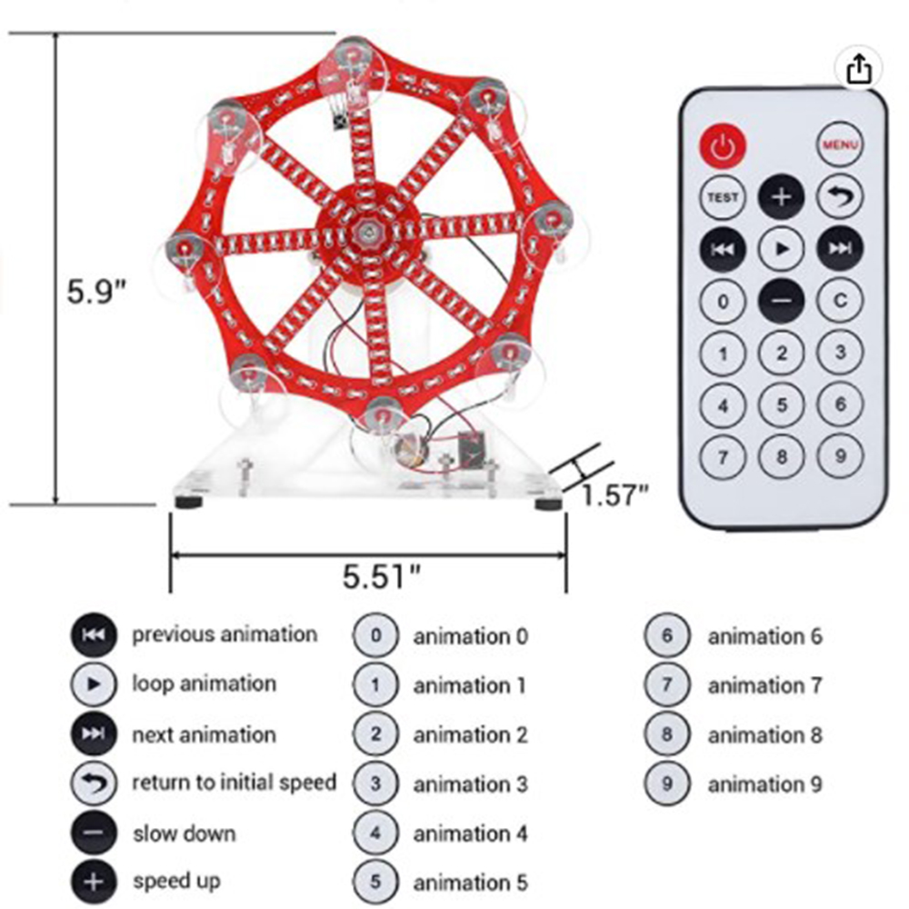 DIY Ferris Wheel Soldering Pro - Diy Electronics For Adults 评论和价格