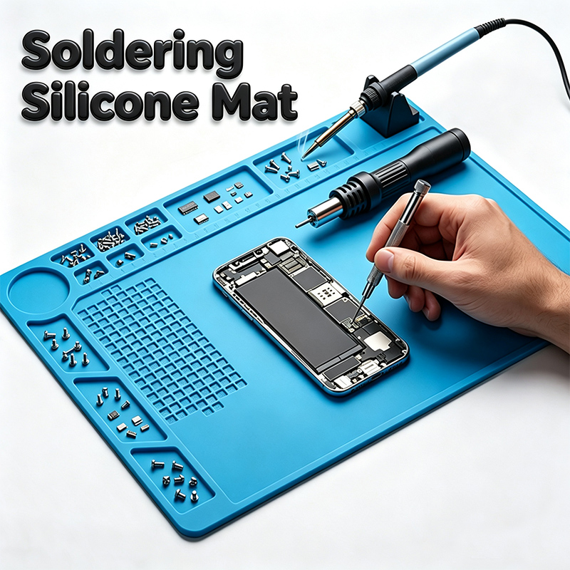 Silicone Repair Mat Heat Insul - Diy Soldering Station No Electronics 评论和价格