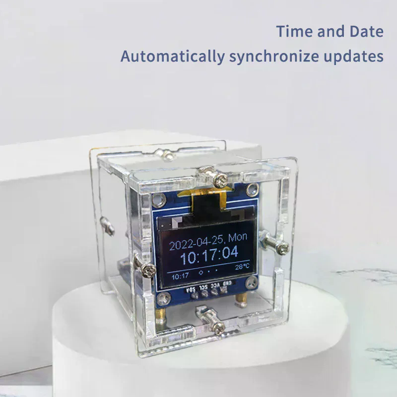 ESP8266 MINI Weather Clock WIF - Diy Soldering Station No Electronics 评论和价格