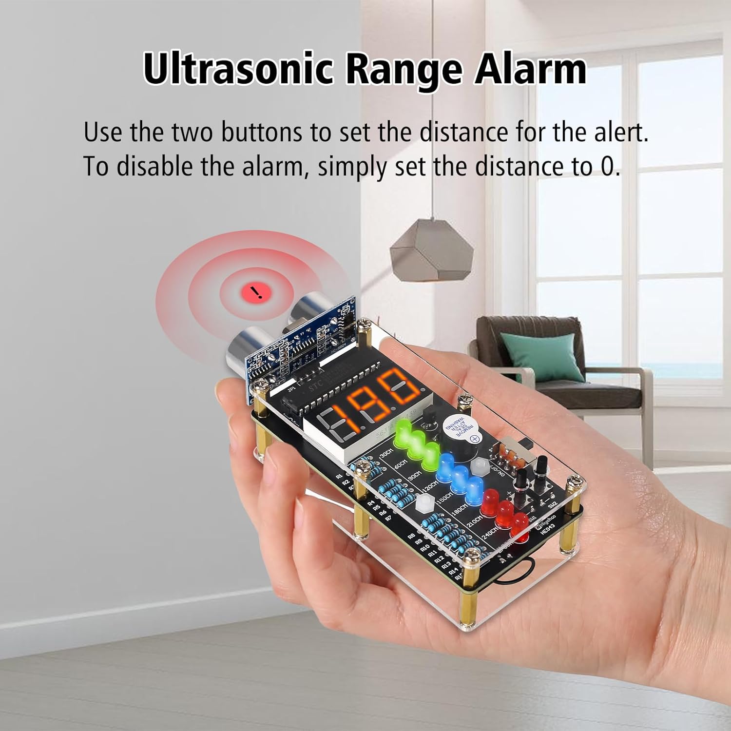 DIY Ultrasonic Ranging Alarm K - Diy Electronics For Adults 评论和价格