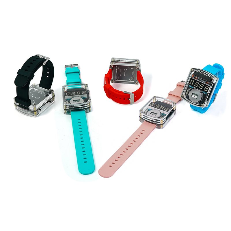 2X DIY Watch LED Watch Electro - Diy Electronics Watch 评论和价格