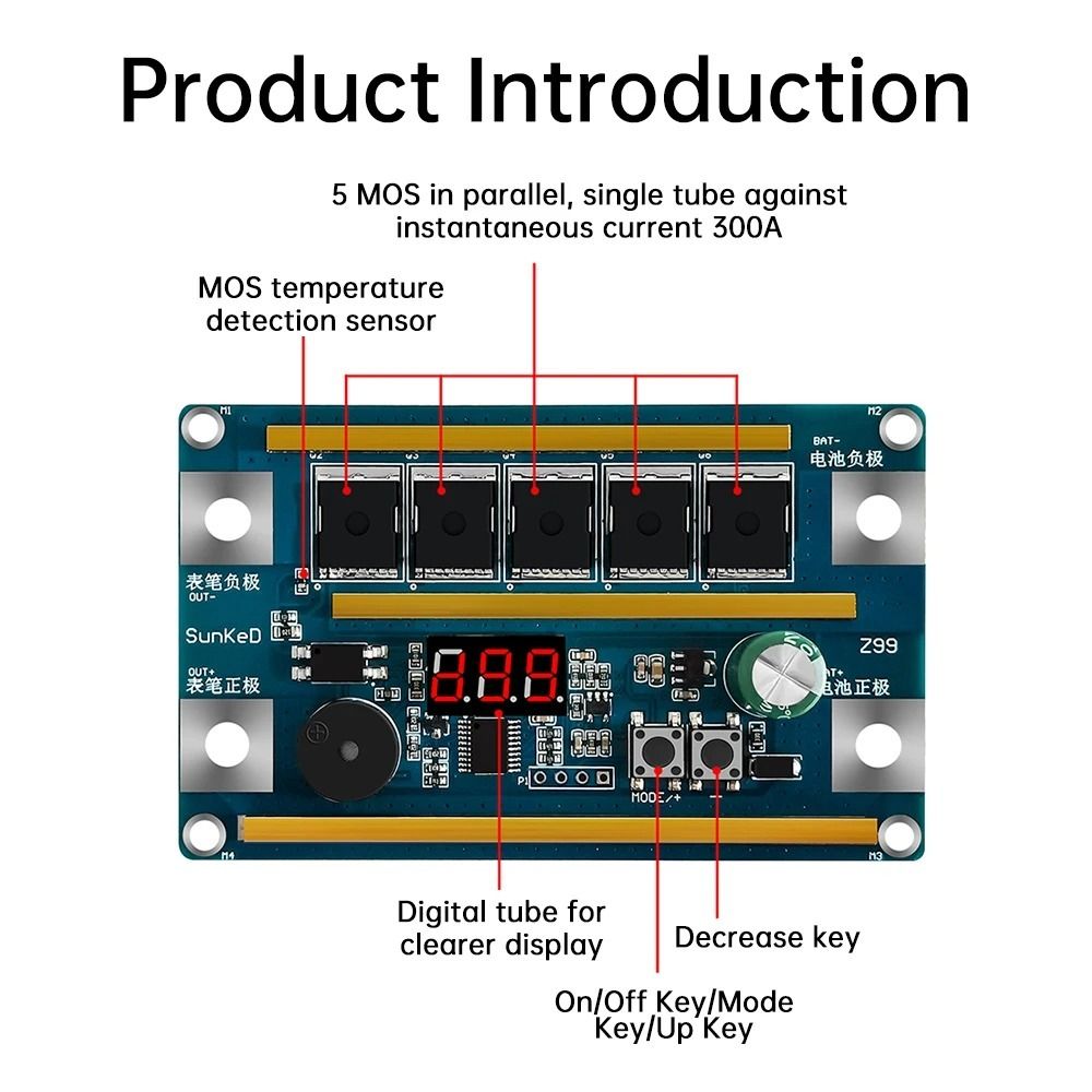 Portable 12V Spot Welder Digit - Diy Electronics Spot Welder 评论和价格