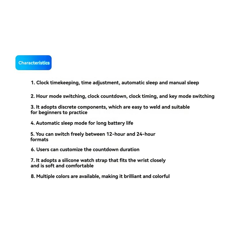 2X DIY Watch LED Watch Electro - Diy Electronics Watch 评论和价格