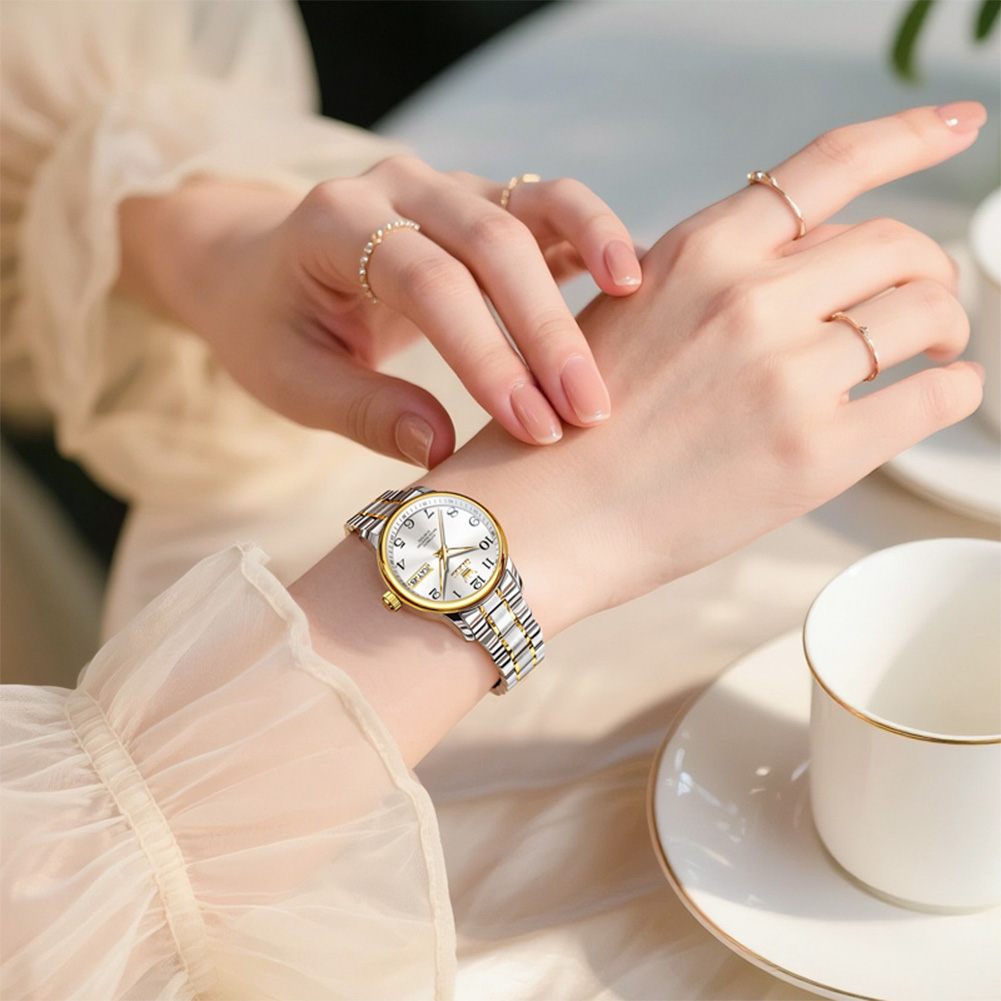 OLEVS Luxury Watch for Woman L - Push Button Tactile 评论和价格