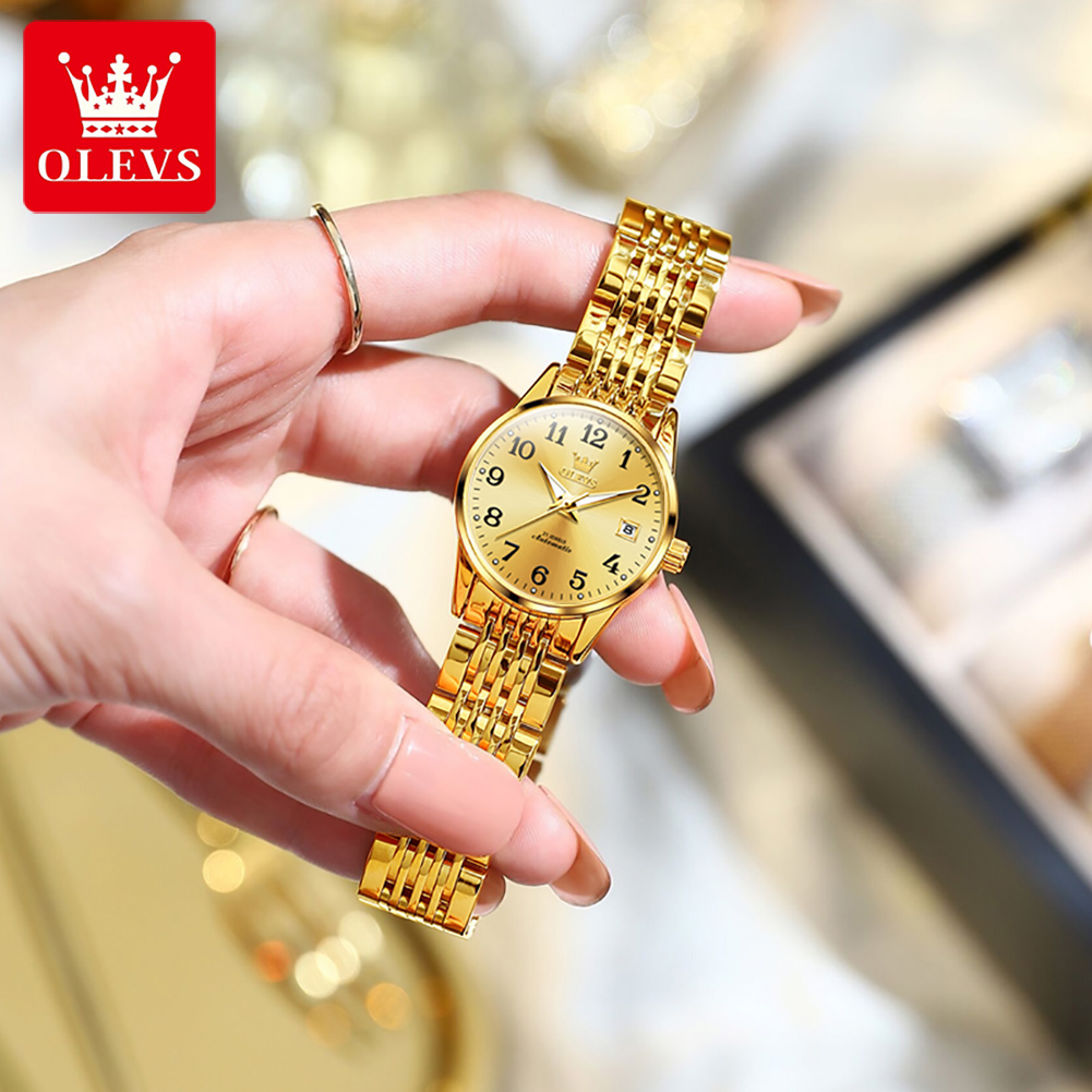 OLEVS 6666 Woman Watch Fashion - Push Button Tactile 评论和价格