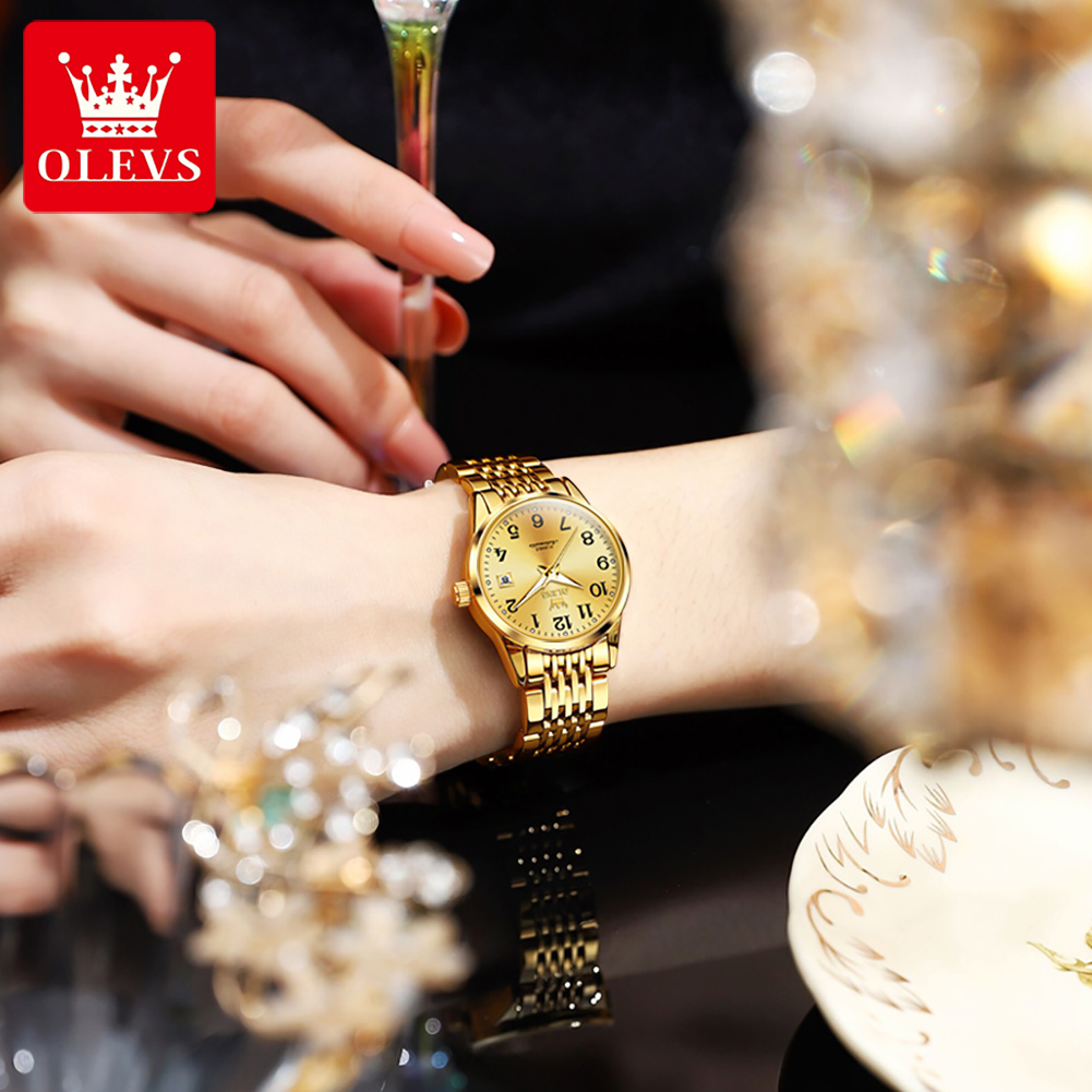 OLEVS 6666 Woman Watch Fashion - Push Button Tactile 评论和价格