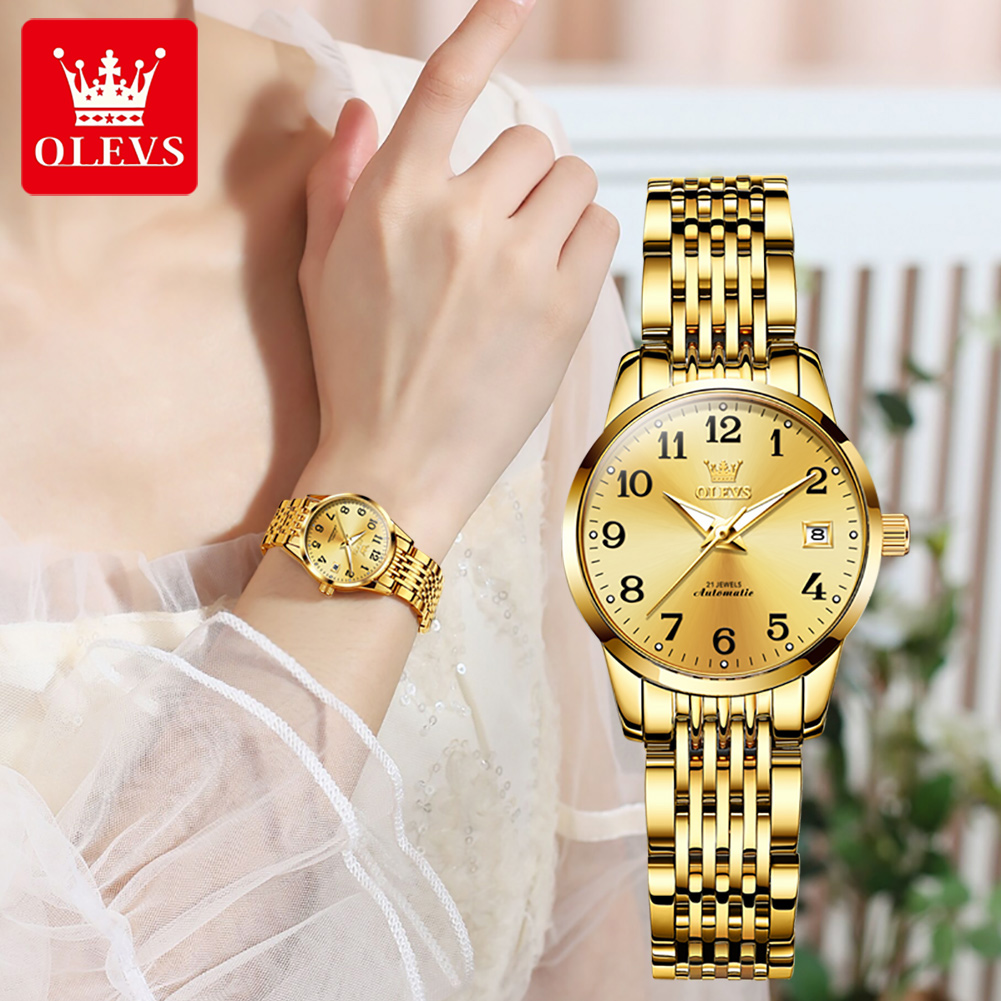 OLEVS 6666 Woman Watch Fashion - Push Button Tactile 评论和价格
