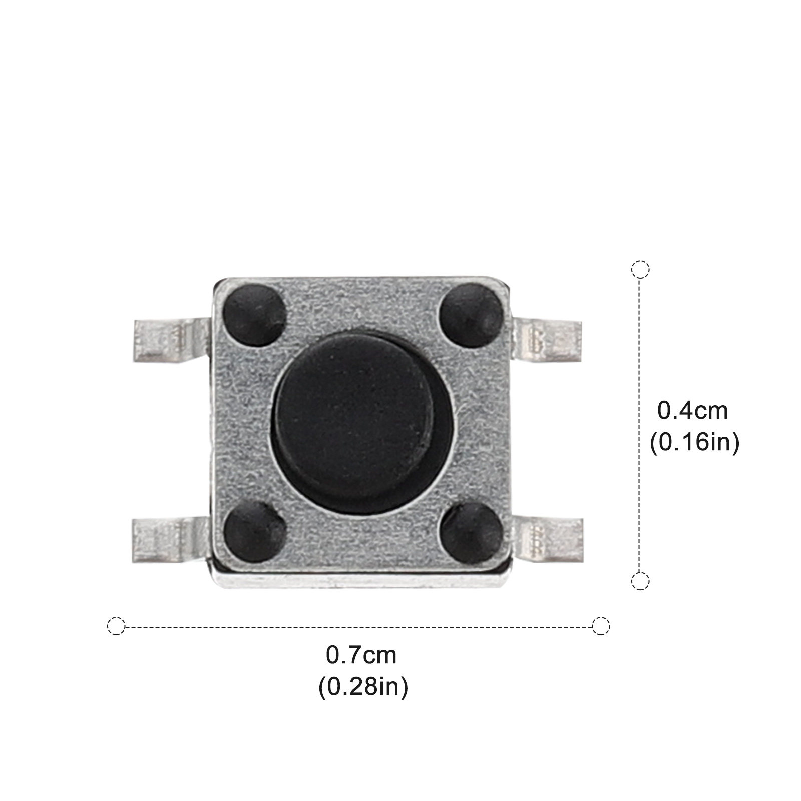 100Pcs Tactile Push Button Swi - Push Button Tactile 评论和价格