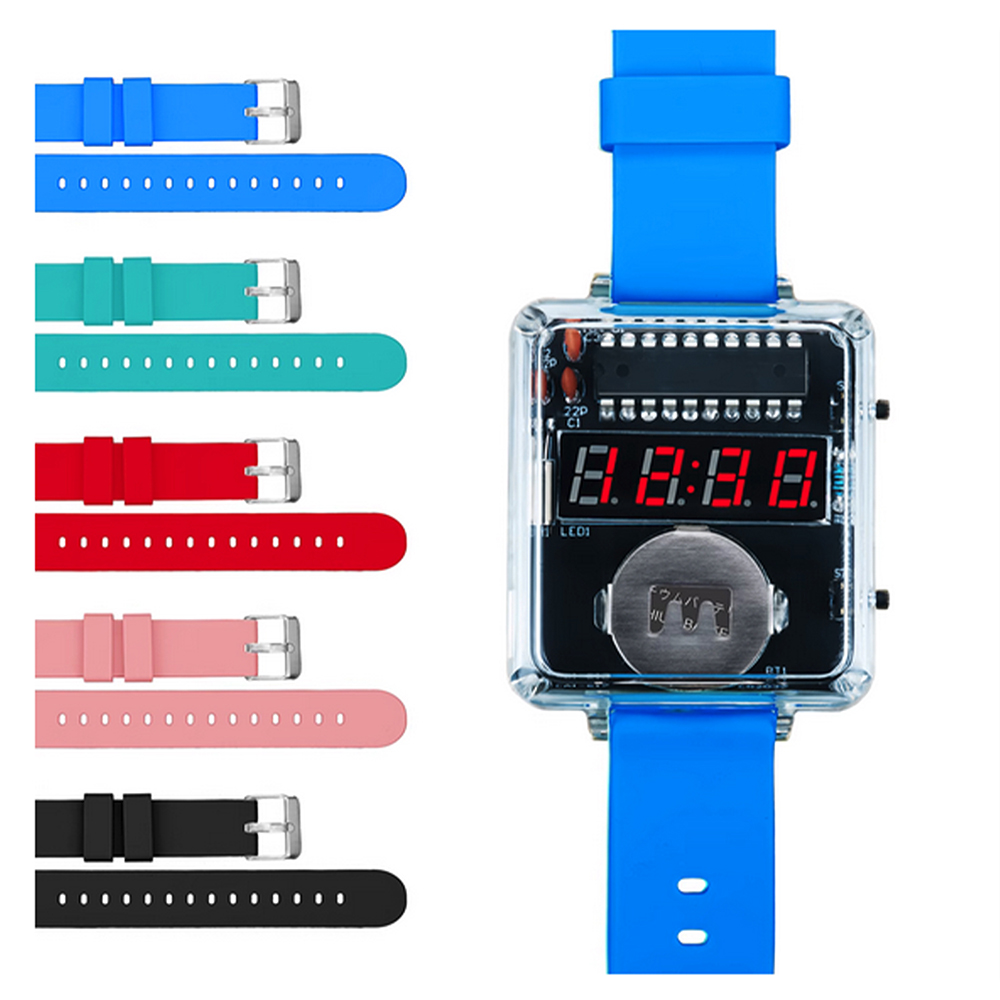 DIY Electronic Watch Kit 0.28' - Diy Electronics For Adults 评论和价格